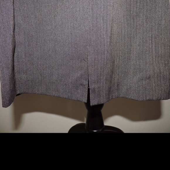 R&K Career Solid Gray Professional Dress 12 - Picture 5 of 6